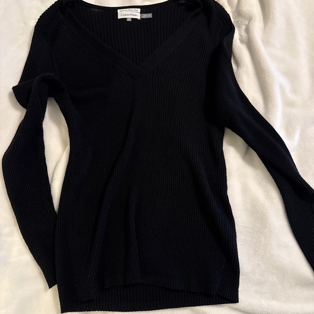 Calvin Klein extra fine merino wool sweater